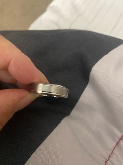 Men’s fashion stainless steel wedding band size 10