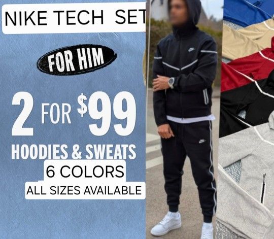 Nike Tech Two Sets For $99 ....Please New Jersey Only