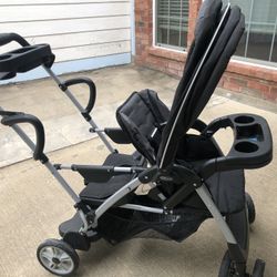 Graco click Connect double Stroller