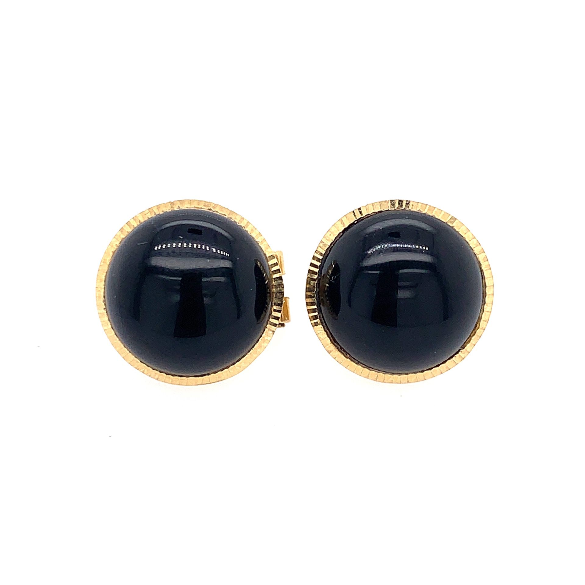 14k Onyx Earrings