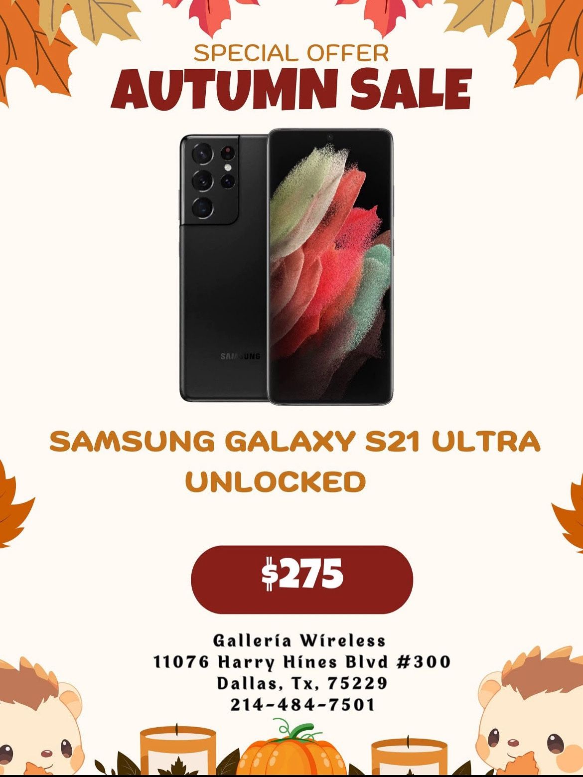 Samsung Galaxy S21 Ultra 5G 128 Gb Unlocked