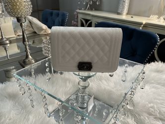 Small White Cross Body / Clutch 