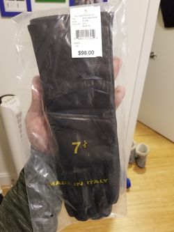 Italian Leather Gloves (7.5)