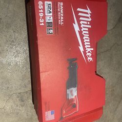 Milwaukee 12amp Sawzall