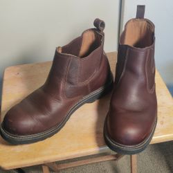 Carhartt Leather Slip On Boots - Waterproof & Oil Resistant