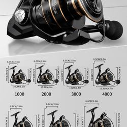 Piscifun Flame Spinning Reels, Lightweight 9+1BB Ultra Smooth Spinning Fishing Reels, 19.8LBs Max Drag, 5000 Series