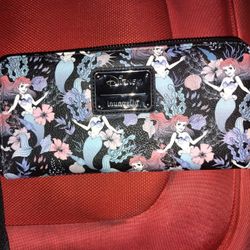 Loungefly Disney Little Mermaid Full Size Vegan Leather Wallet. New Without Tags.