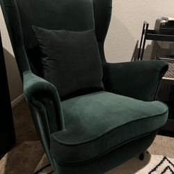 2 IKEA Strandmon Arm Chair Wing Chair Dark Green for Sale in Las Vegas NV OfferUp