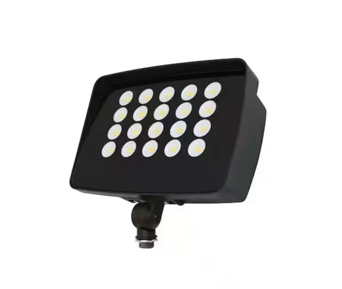 Commercial Electric LED Bronze Outdoor High Output Flood Light