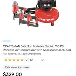 Craftsman 3 Tool Compressor Kit 