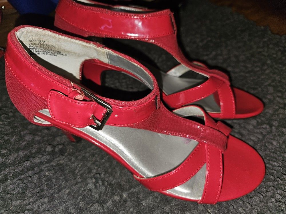 Womens Red Dress Shoes