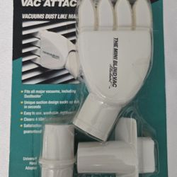 IDEAWORKS Mini Blind Vac Attachment Vacuum Cleaner Tool Universal Hose Adapter