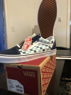 Vans Baby Blue Checkerboard SIZE 12