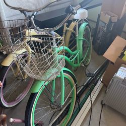 2  Beach Cruiser Bikes