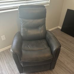 Leather Recliner Rocker Chair