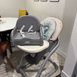 Graco blossom high chair 6 in 1