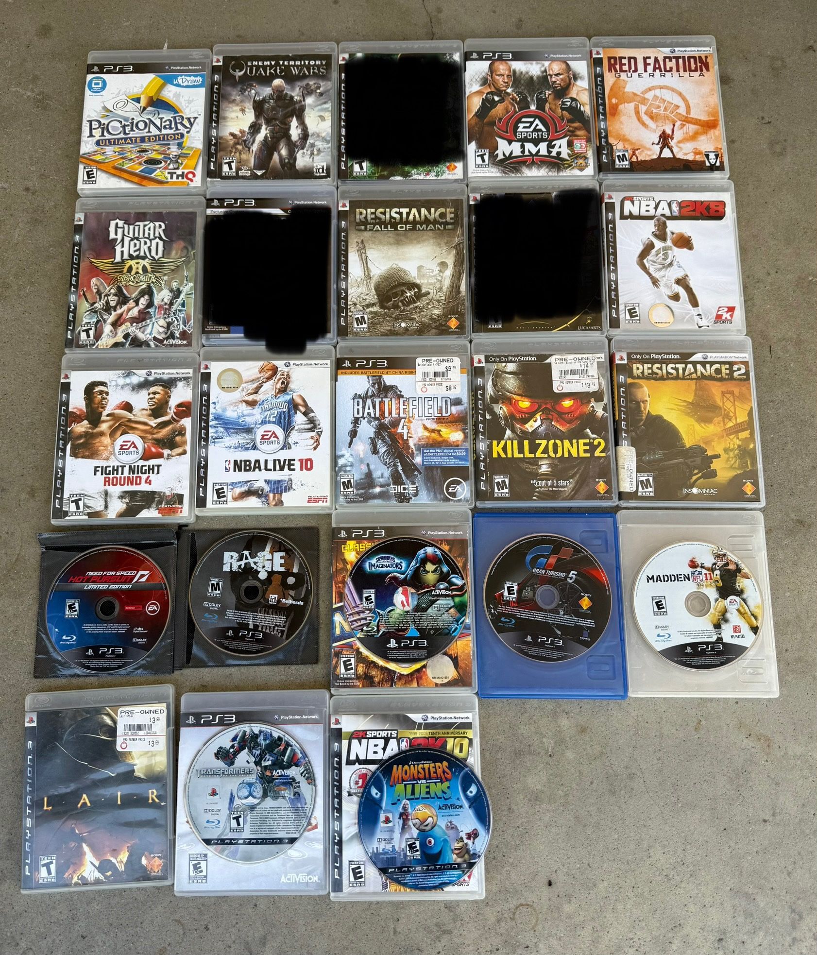 Read Description Untested PlayStation 3 PS3 Game Lot