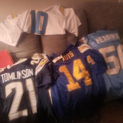 NFL San Diego Charger Jersey's