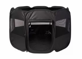 Foldable Pet Playpen with Mesh Panels