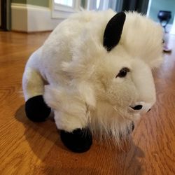 Wishpets 'Buff' White Buffalo Bison 9" Plush 2001 #82009 Stuffed Animal Toy