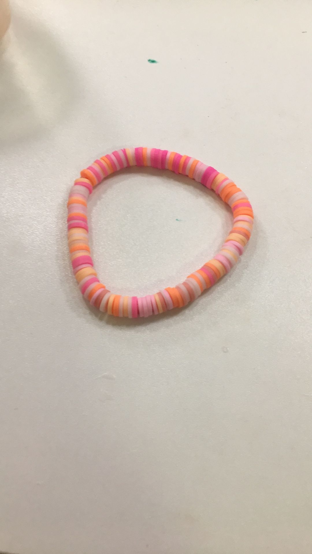 Cute Clay Bead Bracelet