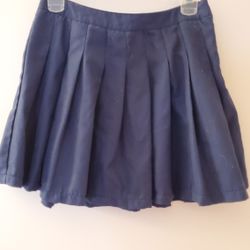 Teenagers Skirt.  Pleated Navy Blue