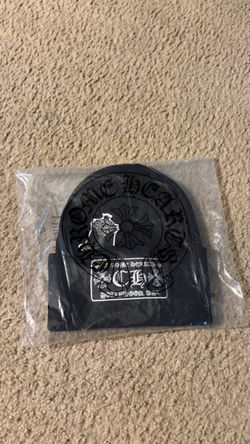 Black Chrome hearts beanie