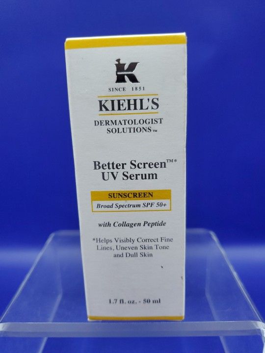 Kiehls Better Screen UV Serum Sunscreen SPF 50 with Collagen Peptides Exp 05/26