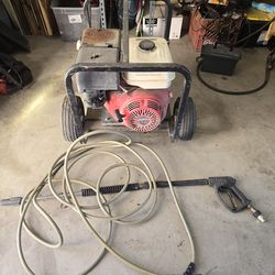 Pressure washer gas