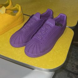 Purple Adidas Shell Top Acupuncture Human Race 