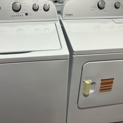 Whirlpool Top Load Washer And Electric Dryer Set