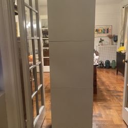 Tall Wooden/Ivory Storage Cabinet from IKEA