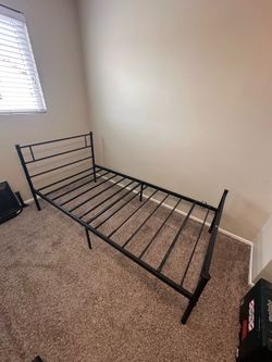 2 metal twin bed frames
