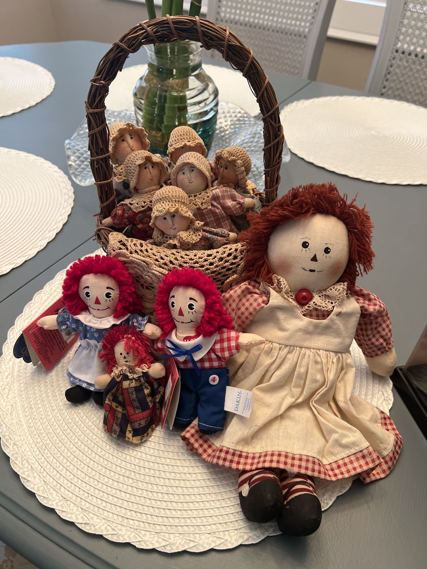 Dolls And Basket