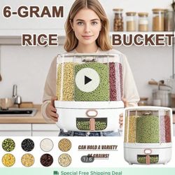 6 Gram Rice Bucket Great Condition 