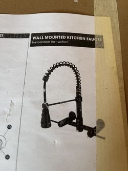Wall Mounted Kitchen Faucet
