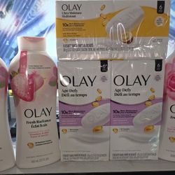 Olay Body Wash And Bar Soap