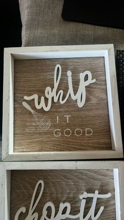 Wooden Kitchen Sign