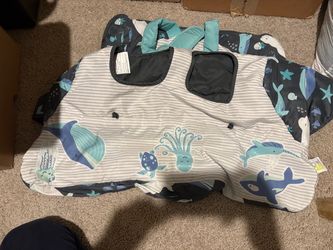 Baby High shopping cart Cover with Ocean Print