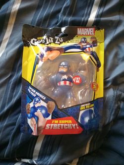 Hasbro Marvel Avengers Captain America Goo Jit Zu Streches Up To 3 Times It's Size 