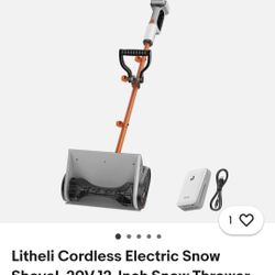 Litheli Electric Snow Thrower Shovel 