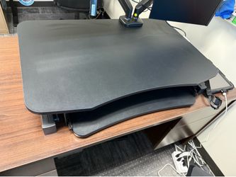 Electric Sit/Stand Desktop Riser – $60