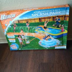 Banzai Aqua Drench 3-in-1 Splash Park