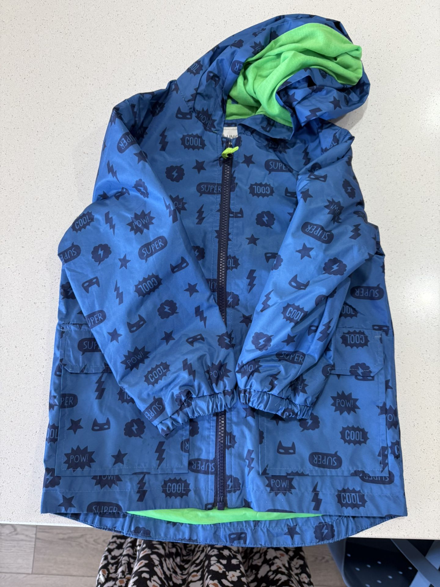 Carters Super Hero Rain Jacket- Size 5/6