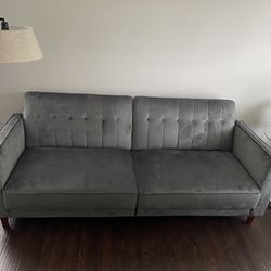 Velvet Convertible Sleeper Sofa MOVING ASAP