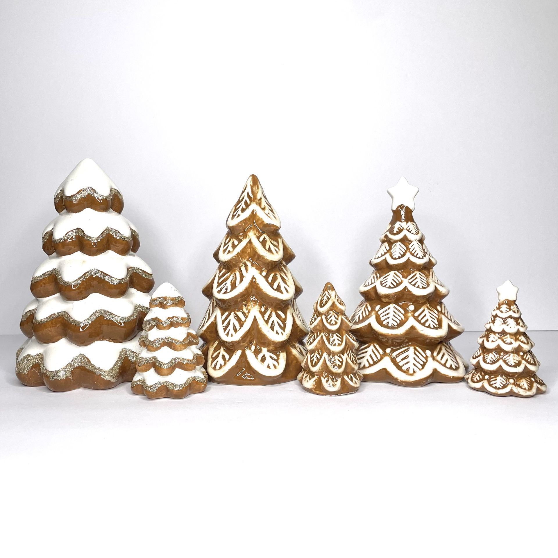 Target Bullseye Playground Christmas Ceramic Gingerbread Tree Bundle