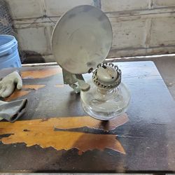 Vintage Wall Mounted Kerosene Lamp