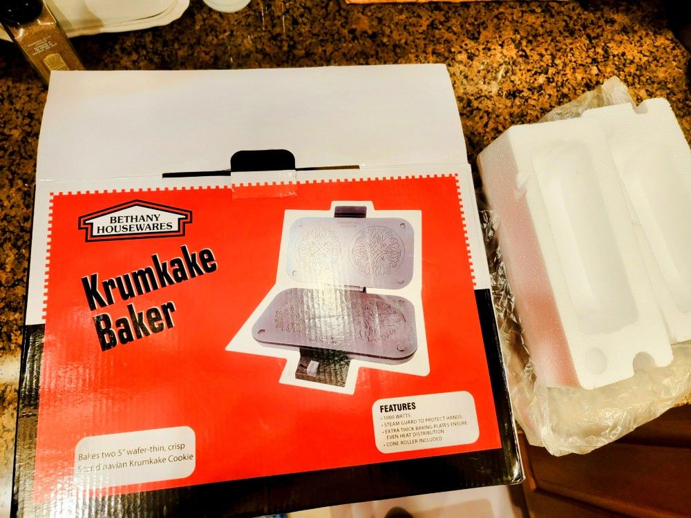 Krumkake Iron - Used Once