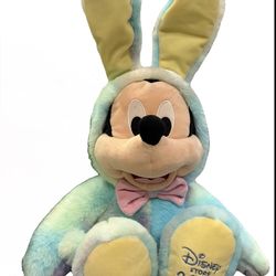 Disney Store 2020 Mickey Mouse Bunny Costume Pastel Plush Toy Collectible