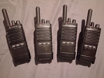Cobra walkie talkies hardly used